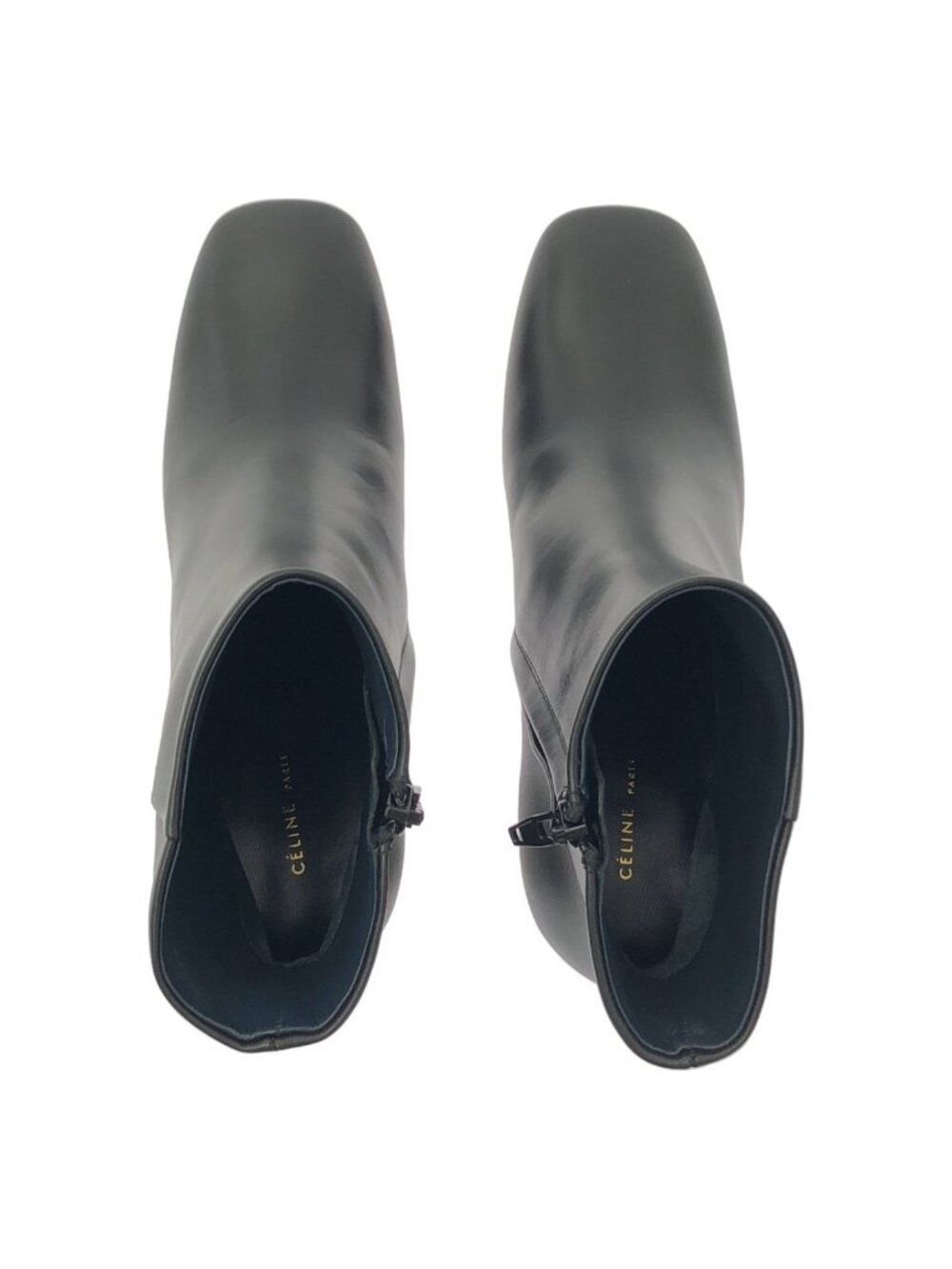 Celine Banban Metal Heels Boots 36 Black Silver - Picture 4 of 10